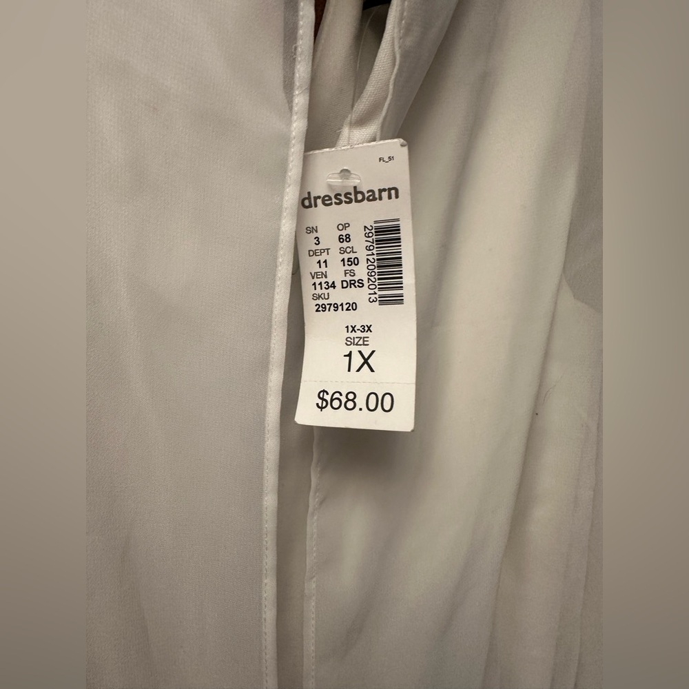 Dressbarn NWT dressy jumpsuit.  Size 1x